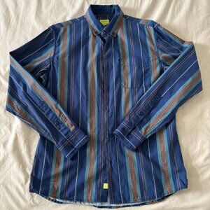 Poplin & Co. Nautical Stripe Peached-Cotton Shirt